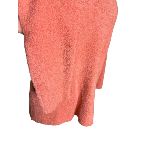 Liz Claiborne Women's Cozy Coral V-Neck Sweater Wool Blend boho chic - Picture 7 of 10